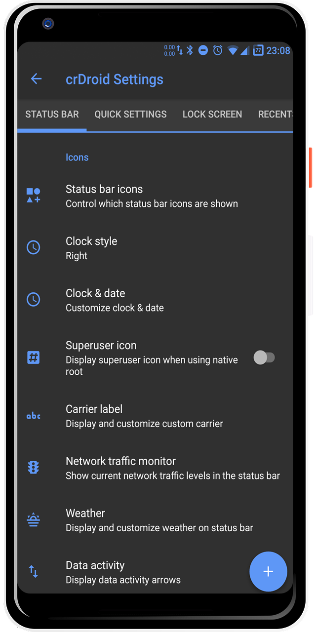 Statusbar