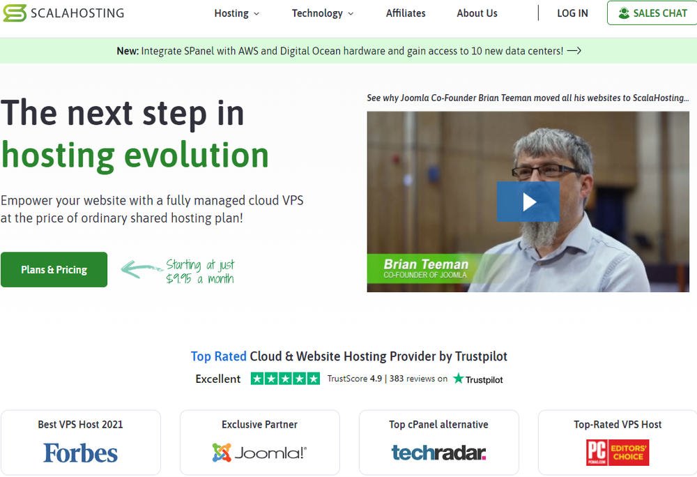 ScalaHosting screenshot 2
