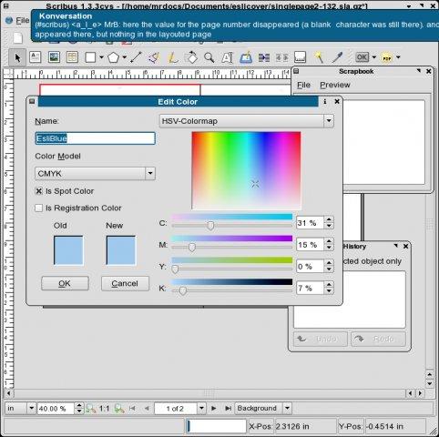 Creating and Managing Spot Colors in Scribus