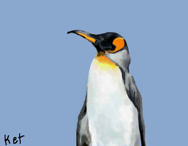 "Penguin" drawn in Tux Paint by Ket (https://twitter.com/ket_overkill)
