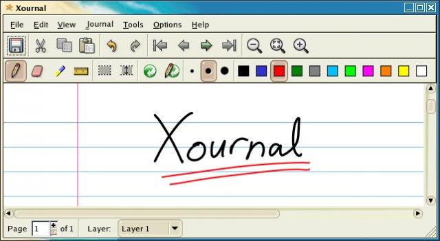 Xournal screenshot 1